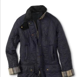 NWT Barbour Beadnell Polarquilt Plus in Navy